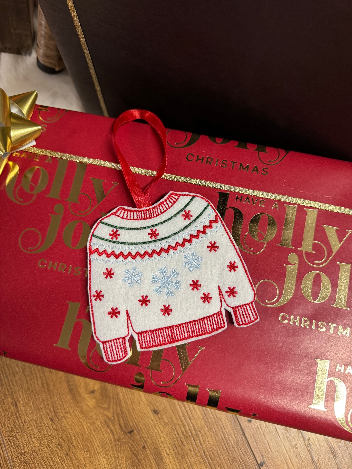 Ugly Sweater Felt Gift Card Holder Ornaments 🎄