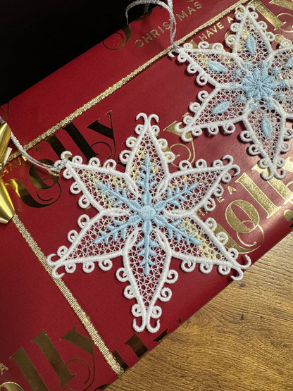 Freestanding Lace Ornaments — Multi-Use Holiday Magic