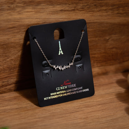 Twilight Sparkle Bar Necklace – Silver