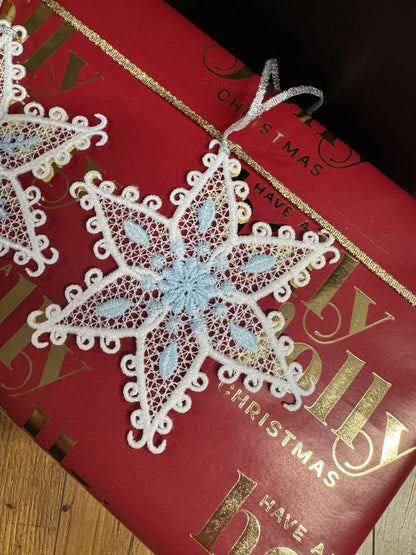 Freestanding Lace Ornaments — Multi-Use Holiday Magic