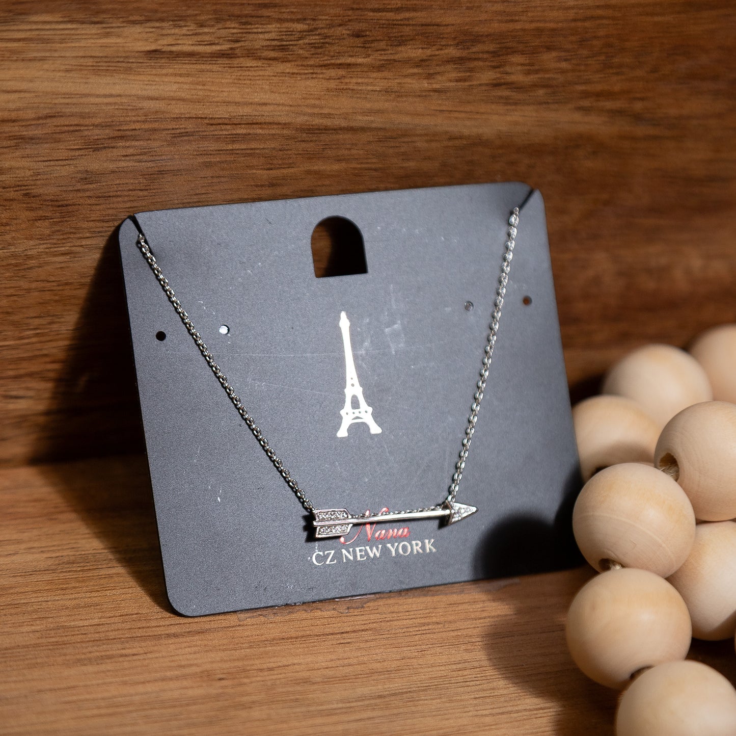 Sparkling Arrow Pendant Necklace