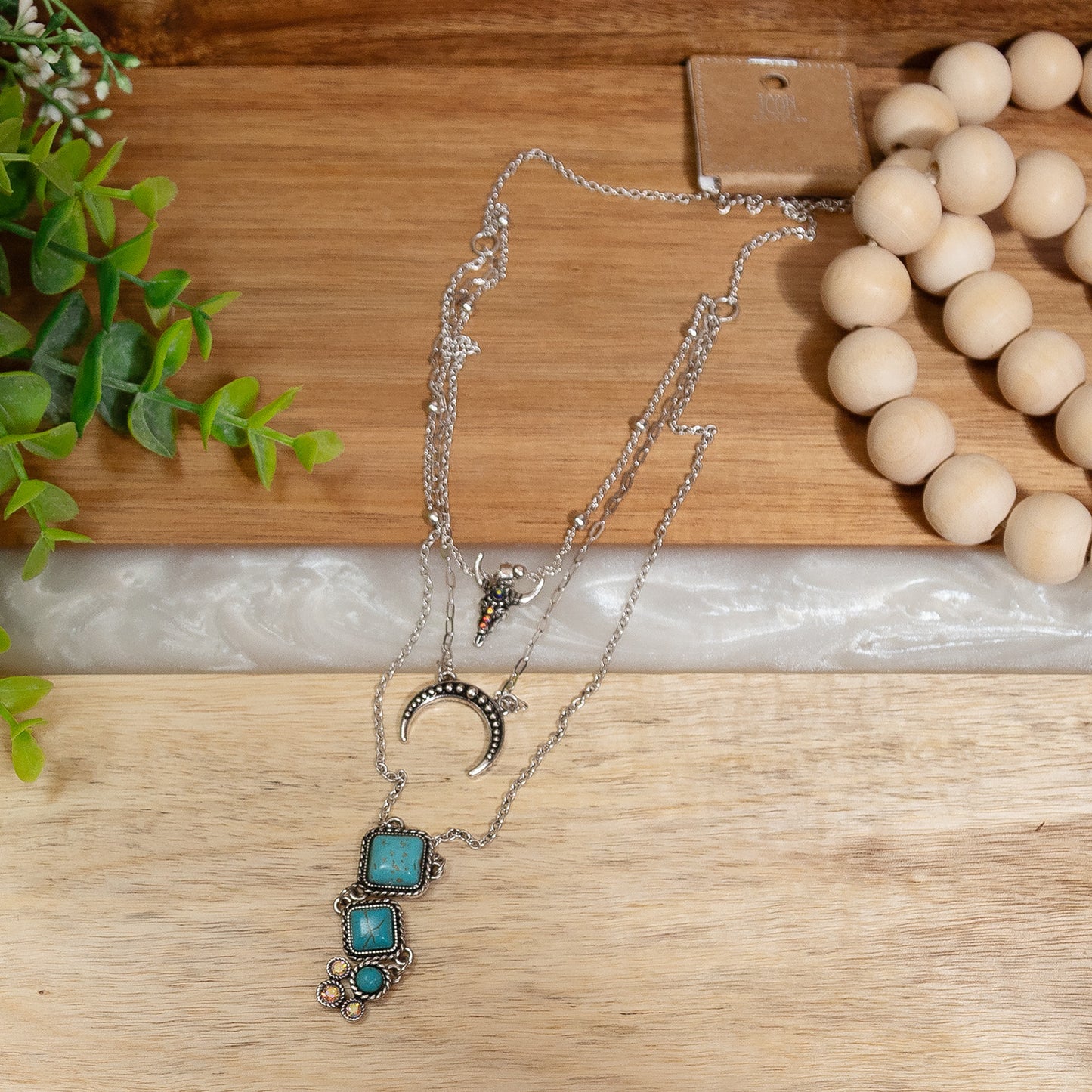 Southwest Charm Layered Turquoise Necklace