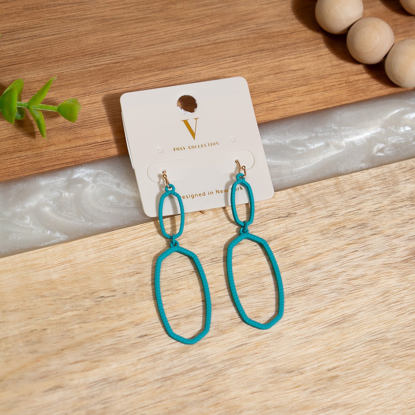 Color Pop Oval Drop Earrings – Lightweight Statement Earrings in Bright & Neutral Tones