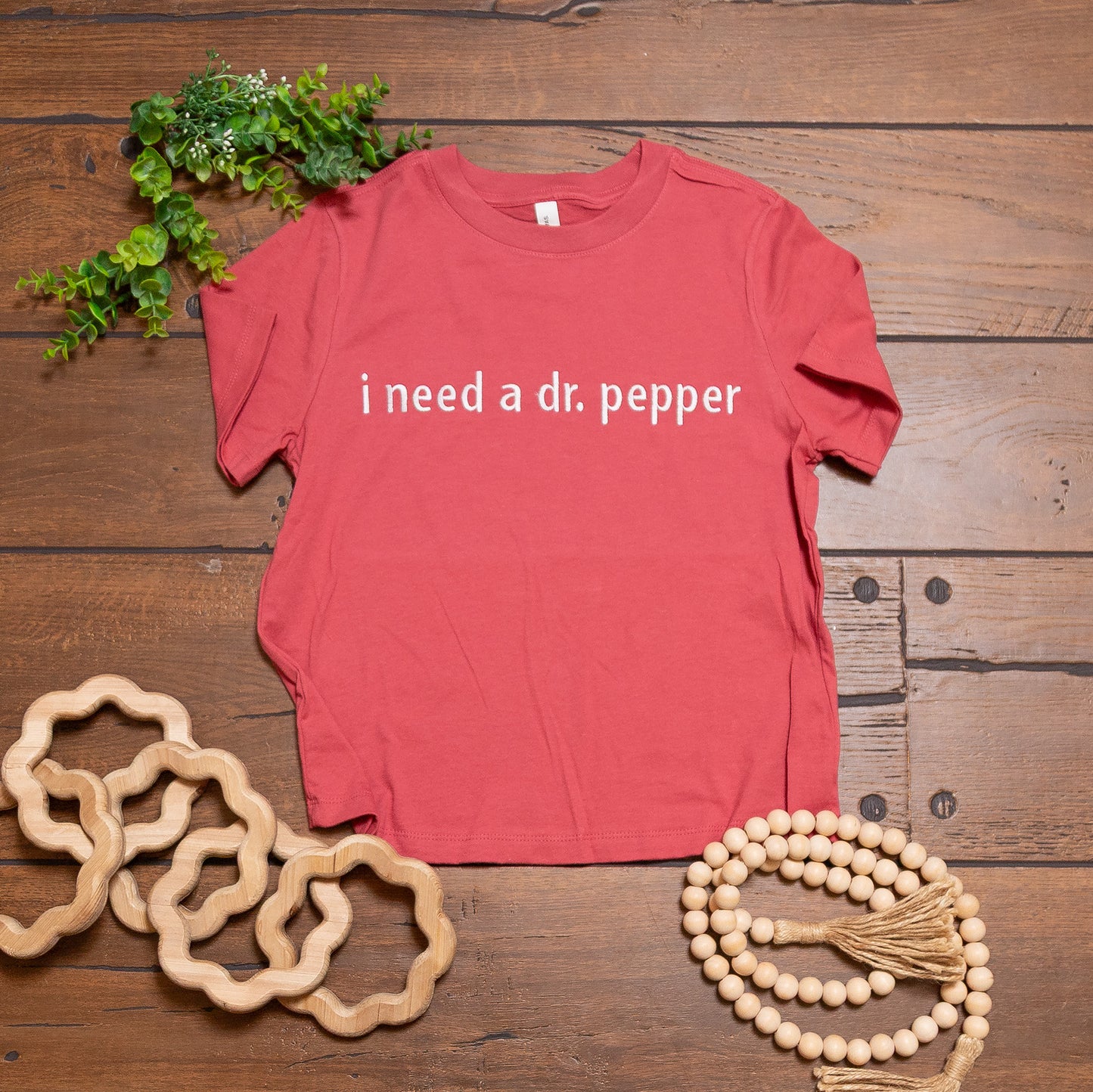 Dr Pepper Embroidered Tee | Heavyweight Bella Canvas Soda Lover T-Shirt