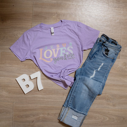 Jesus Loves You & Me Graphic Tee