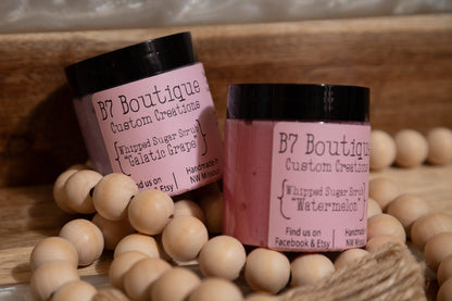B7 Boutique Custom Creations Whipped Sugar Scrub - Hydrating Body Scrub