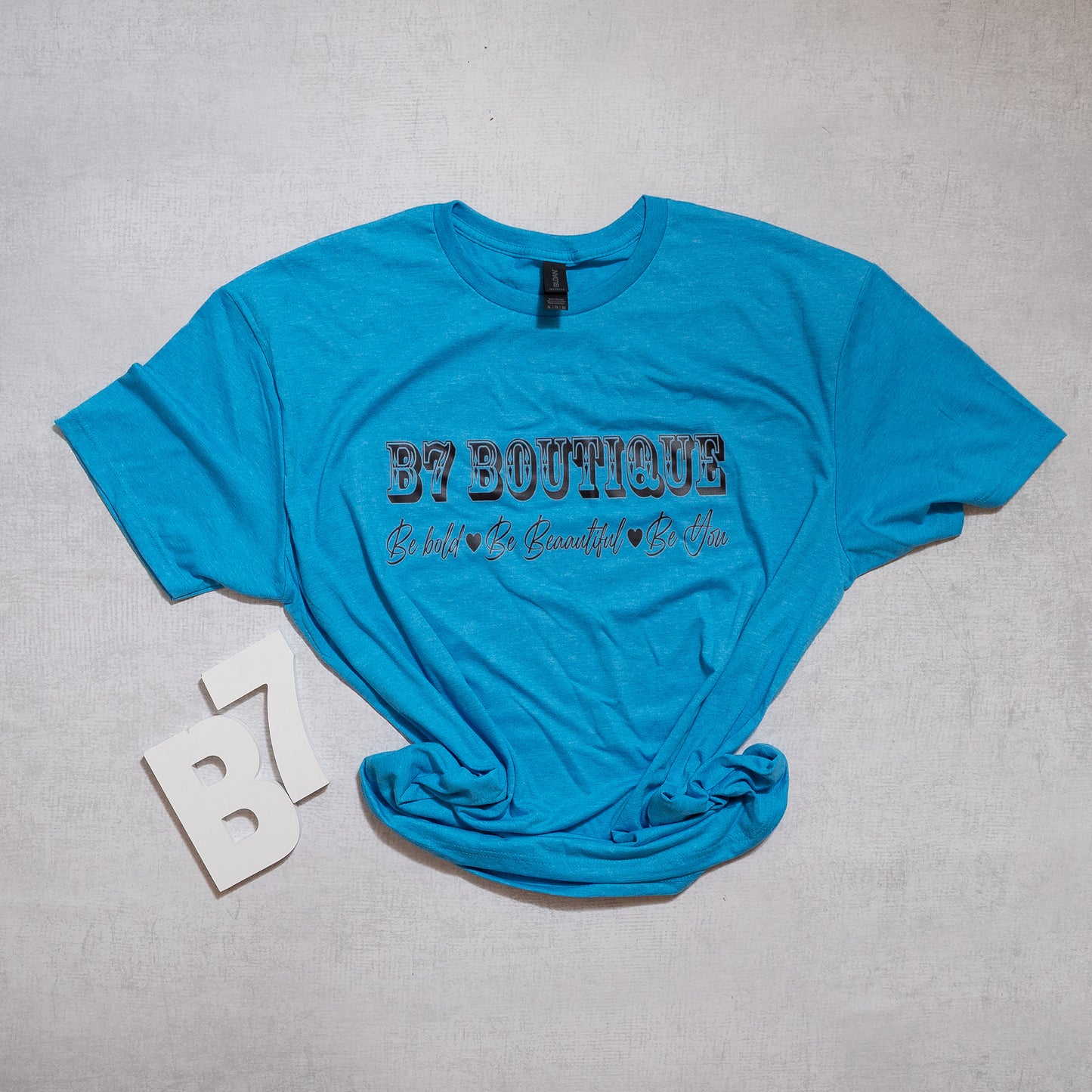 B7 Boutique Logo Tee – Be Bold, Be Beautiful, Be You