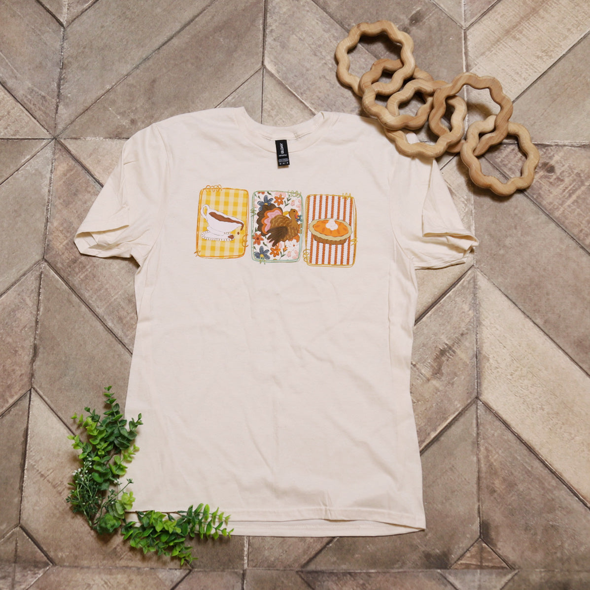 Thanksgiving Trio Tee | Gildan Fall Feast Graphic T-Shirt