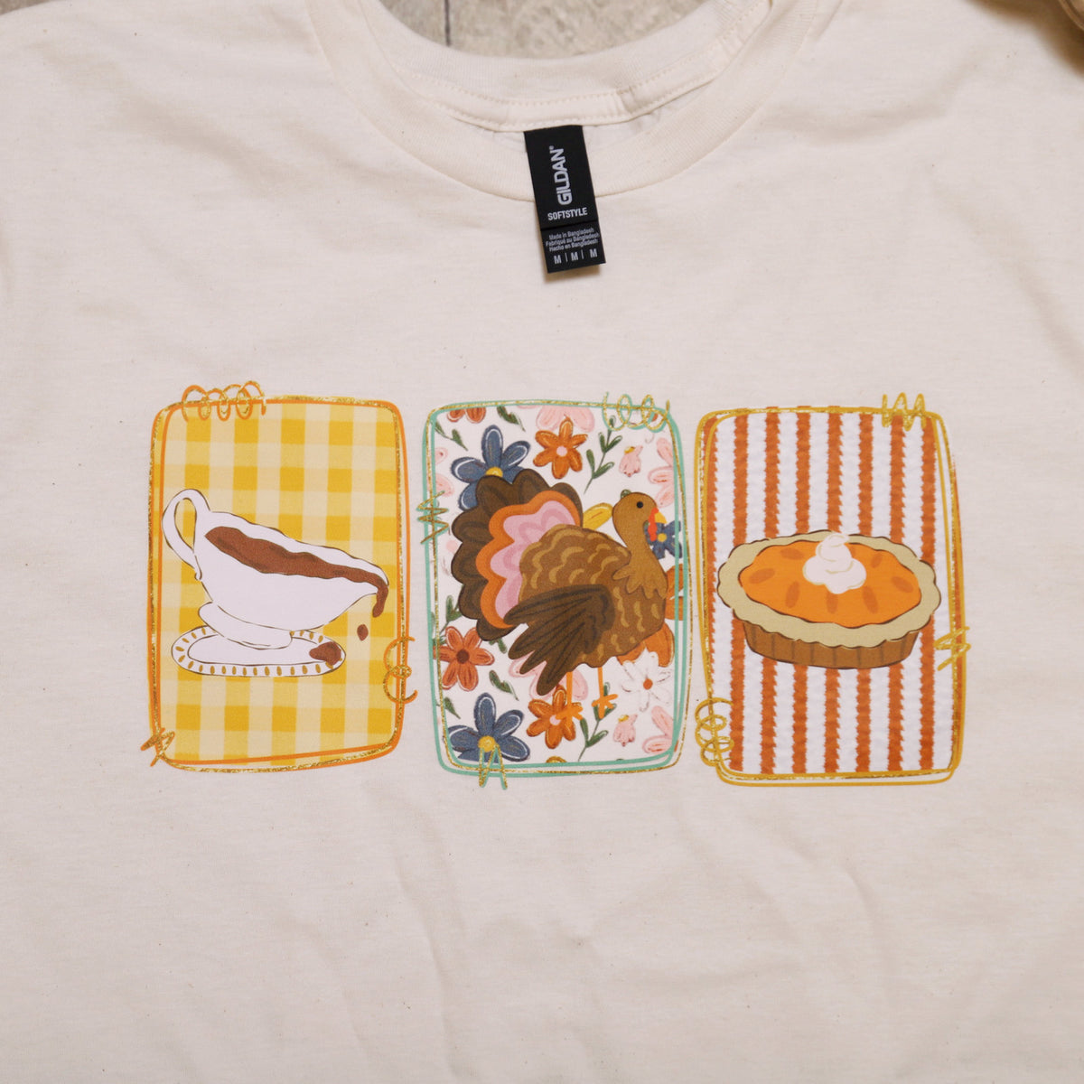Thanksgiving Trio Tee | Gildan Fall Feast Graphic T-Shirt