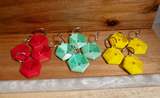 Small 3D Printed Keychain Fidget – Portable Stress Reliever & Sensory Toy