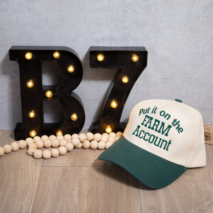 Put It on the Farm Account Embroidered Hat – Multiple Colors