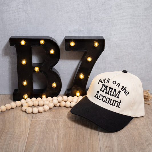 Put It on the Farm Account Embroidered Hat – Multiple Colors