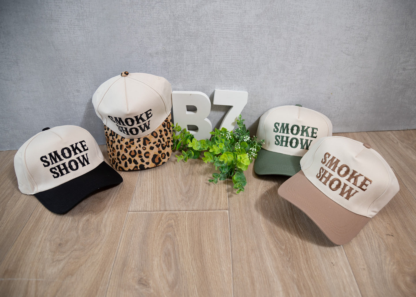 Smoke Show Embroidered Trucker Hat – Bold Western Style Cap