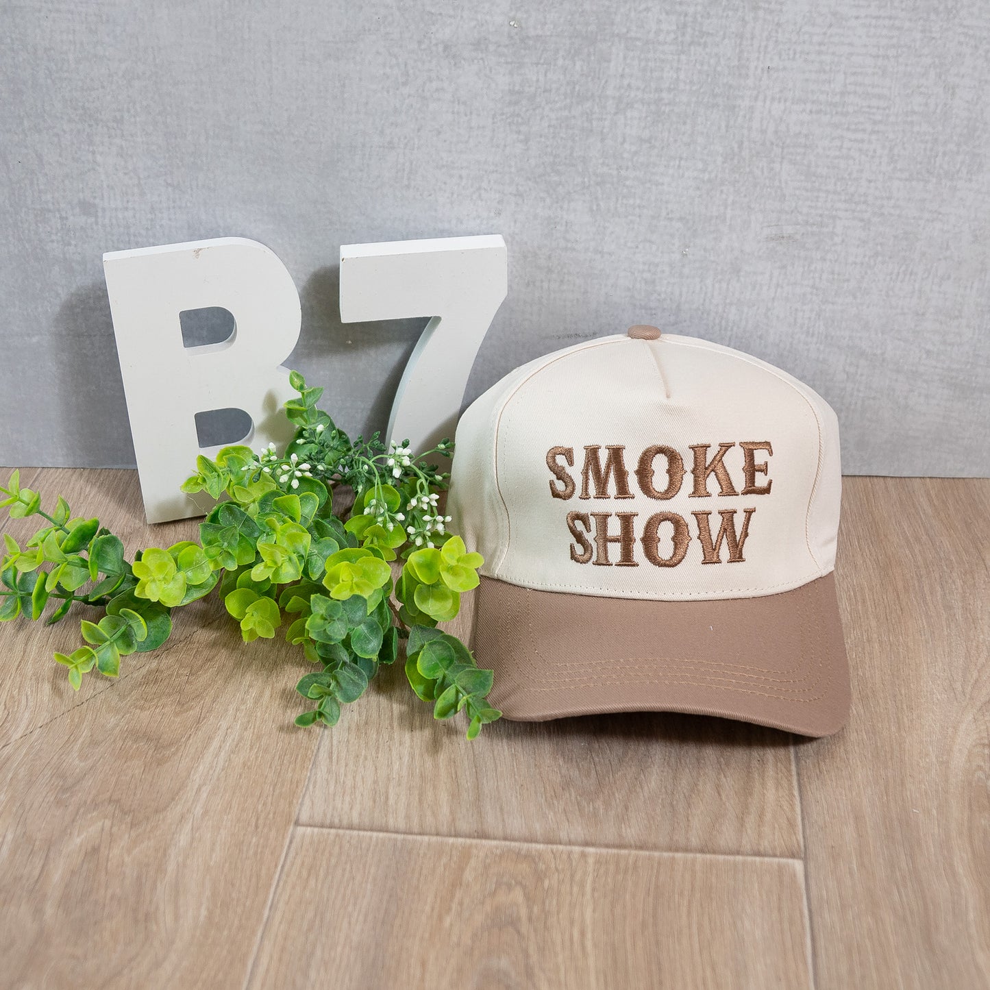 Smoke Show Embroidered Trucker Hat – Bold Western Style Cap