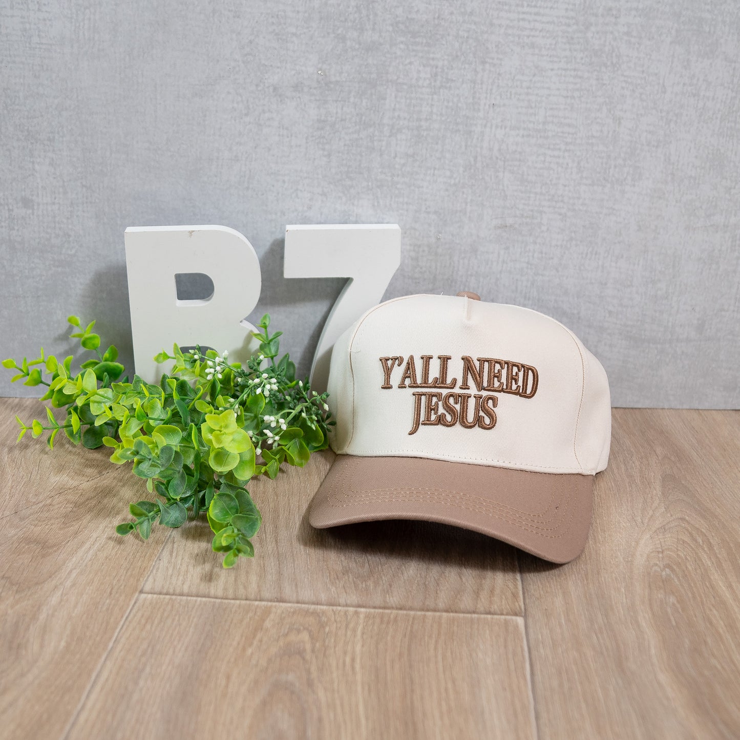 Y’all Need Jesus Embroidered Trucker Hat – Faith & Western Style Cap