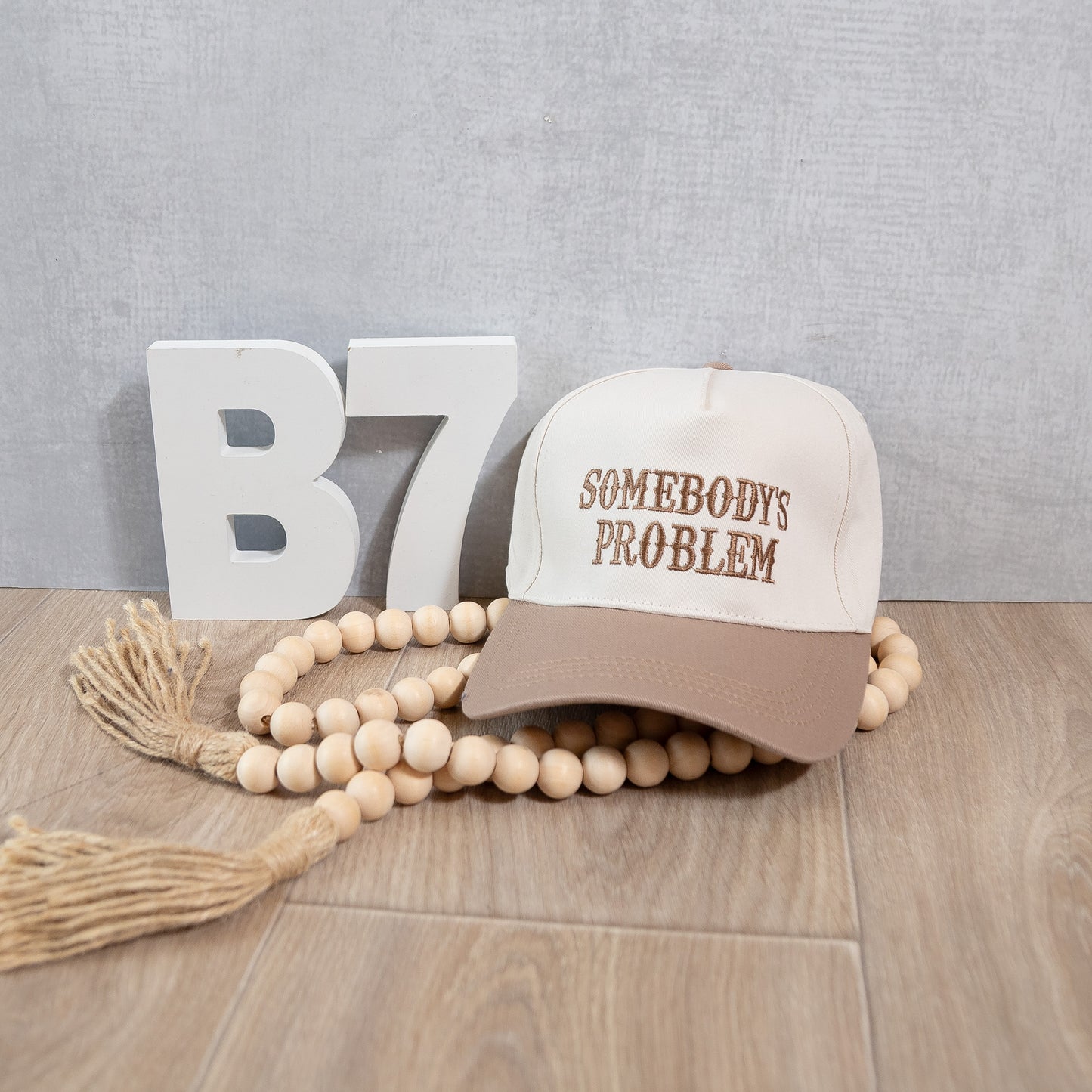 Somebody’s Problem Embroidered Trucker Hat – Bold Statement Western Cap