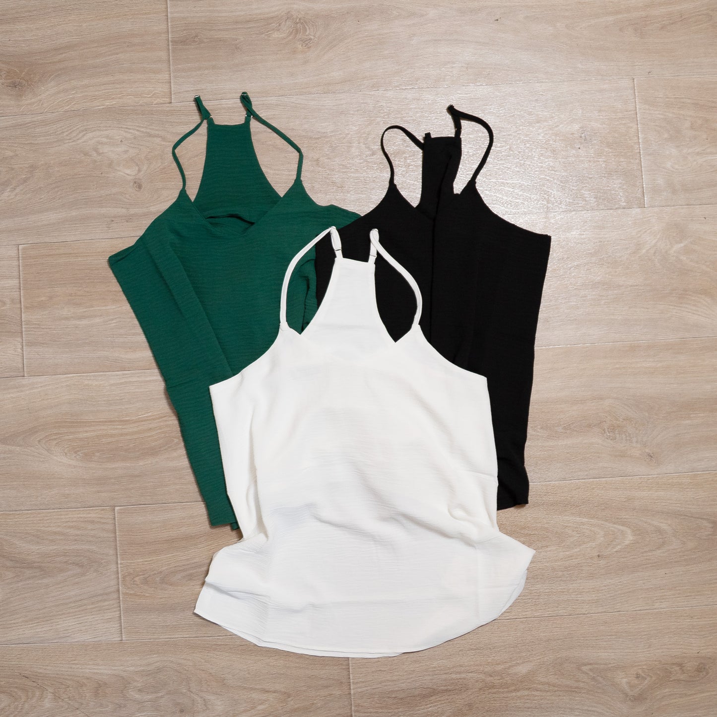 Adjustable Strap V‑Neck Cami — B7 Boutique Breezy Essentials