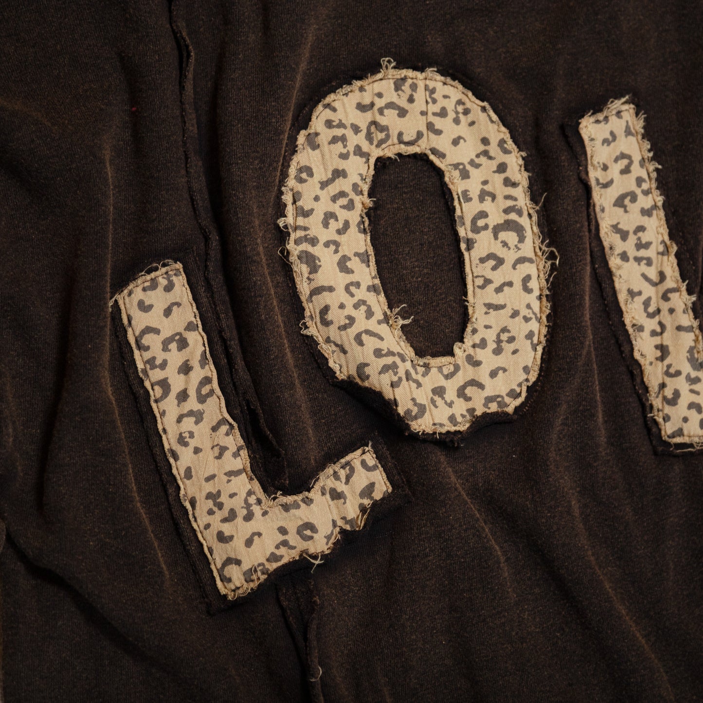 Love Patch Washed Terry Pullover – Relaxed Fit Boutique Sweatshirt