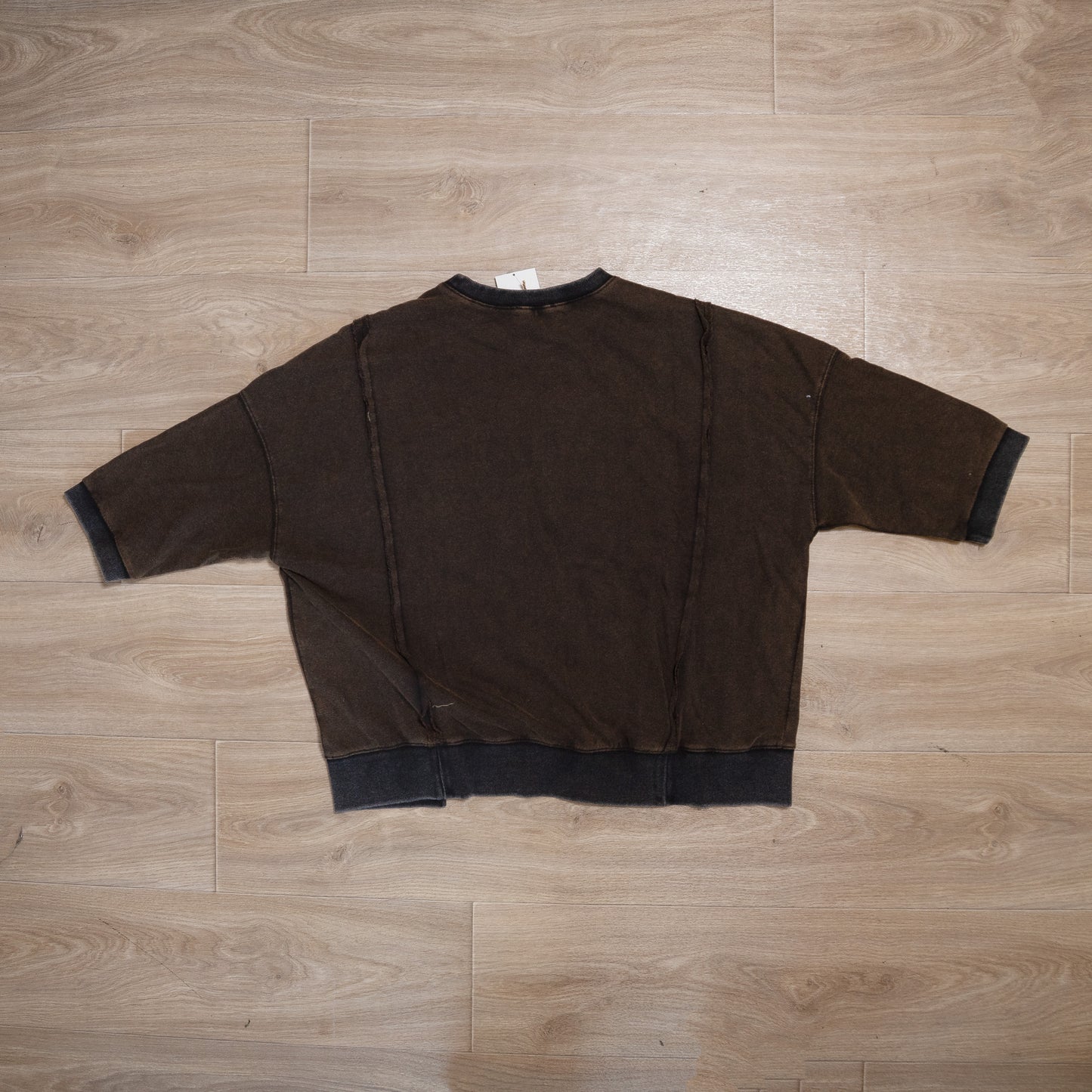 Love Patch Washed Terry Pullover – Relaxed Fit Boutique Sweatshirt