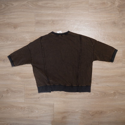 Love Patch Washed Terry Pullover – Relaxed Fit Boutique Sweatshirt
