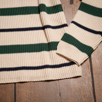 Striped Round Neck Sweater by Zenana – Cozy Casual Women’s Pullover