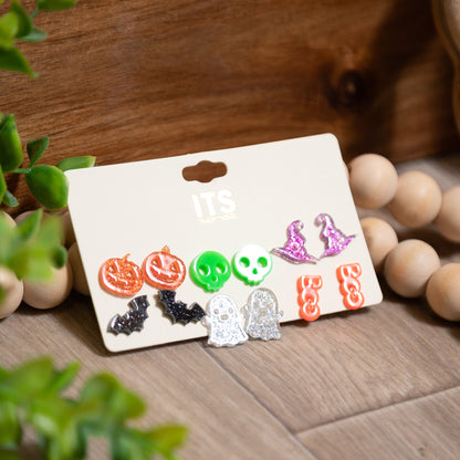 Spooky Cuties Halloween Earring Set | Fun Festive Stud Earrings