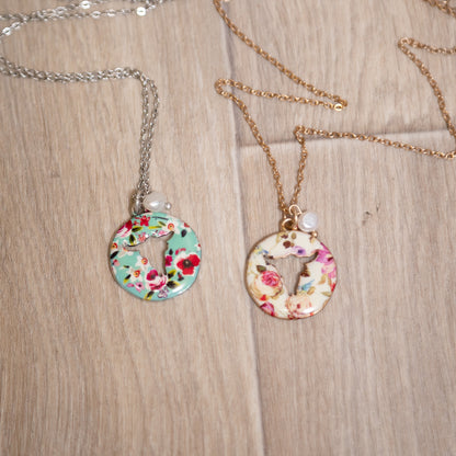 Floral Cowgirl Charm Necklace & Earring Set | Boho Western Jewelry