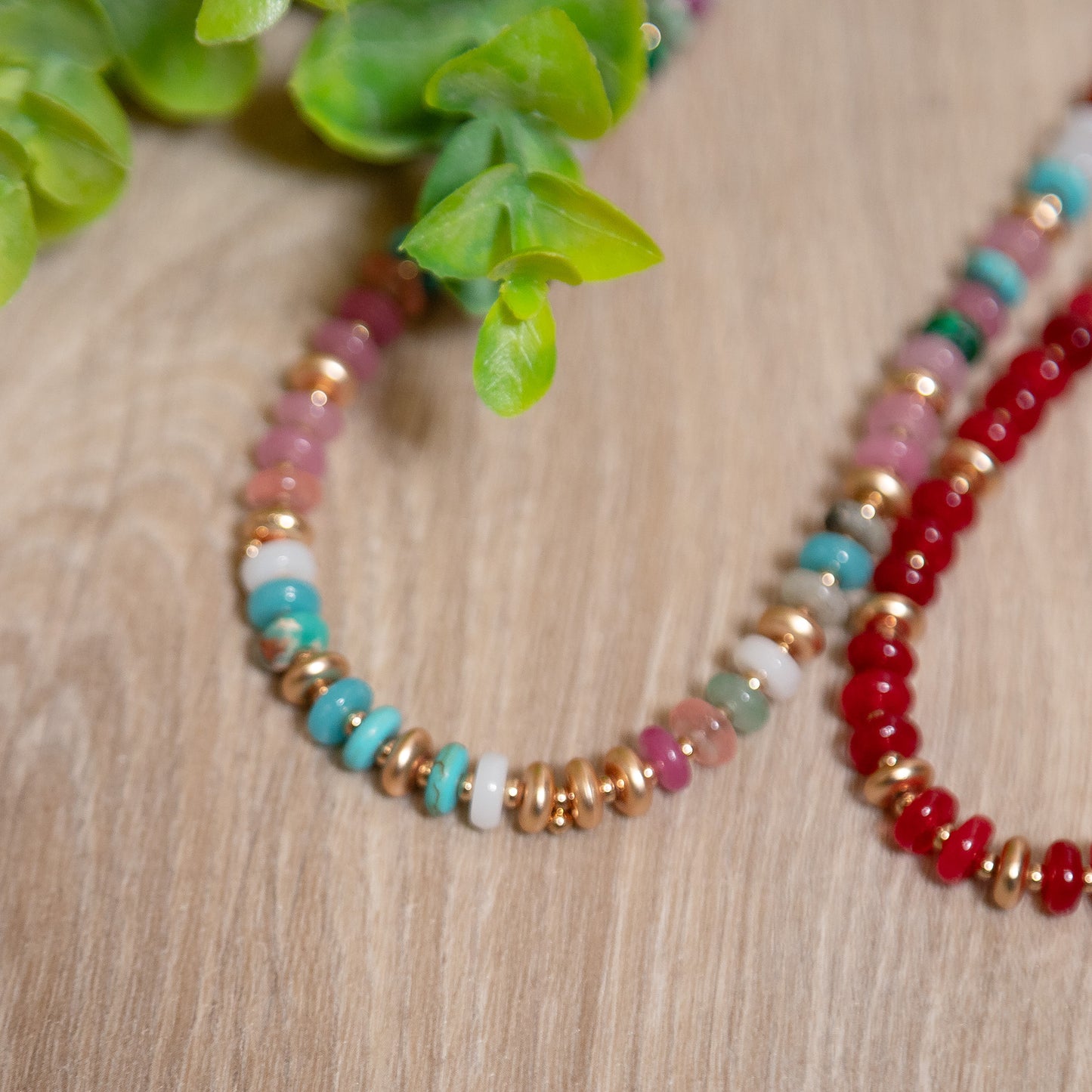 Boho Bliss Beaded Necklace Collection | Colorful Layering Jewelry