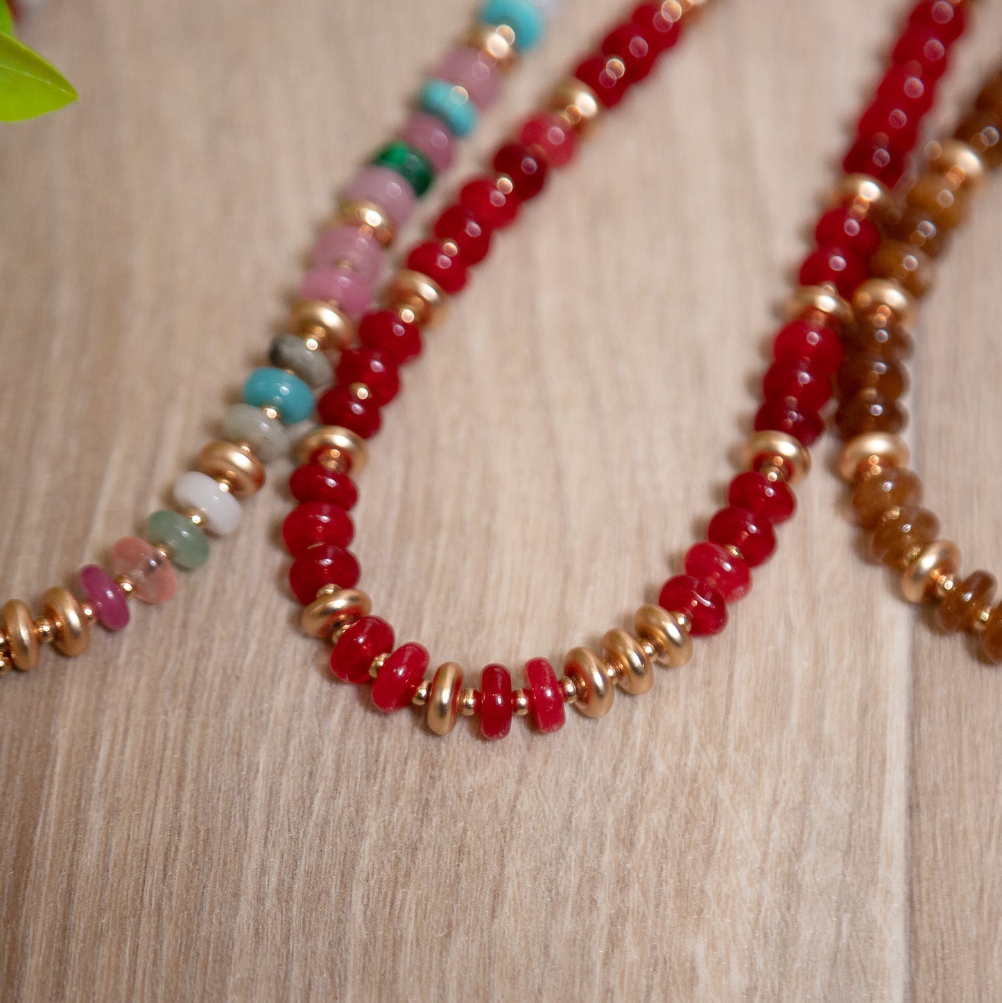 Boho Bliss Beaded Necklace Collection | Colorful Layering Jewelry