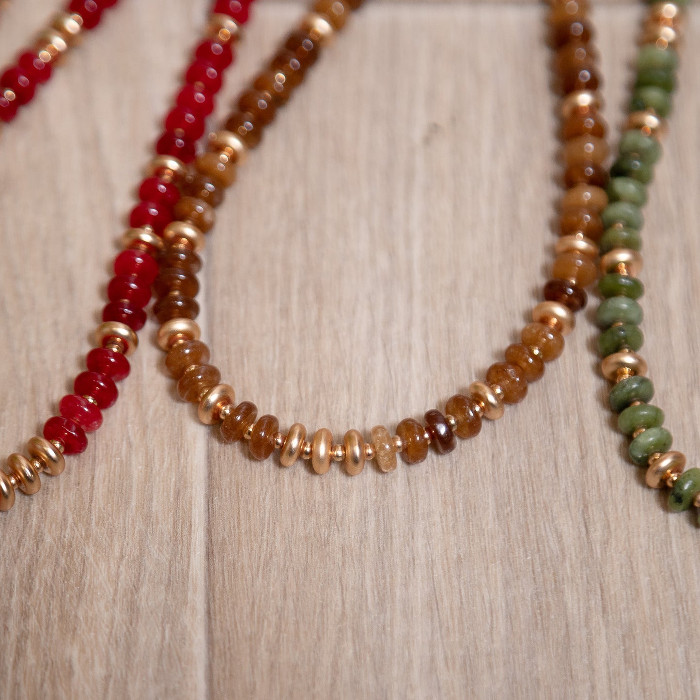 Boho Bliss Beaded Necklace Collection | Colorful Layering Jewelry