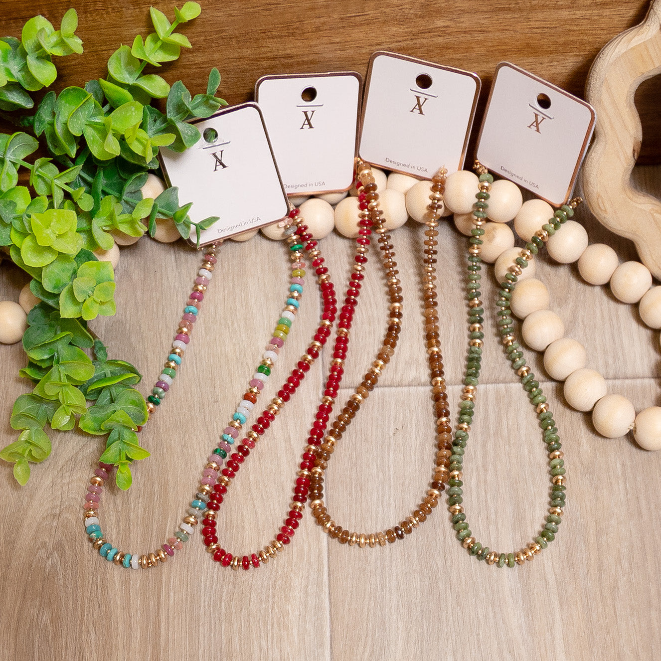 Boho Bliss Beaded Necklace Collection | Colorful Layering Jewelry