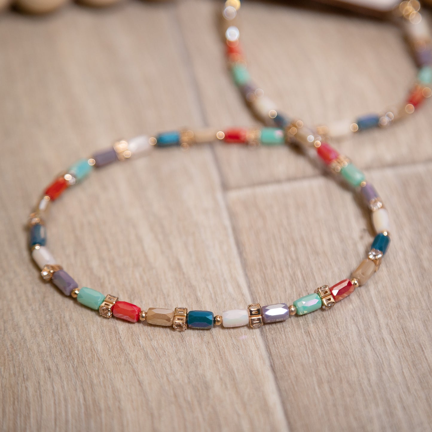 Good Vibes Only Beaded Necklace