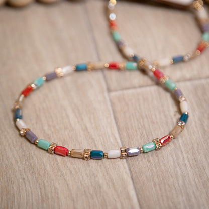 Good Vibes Only Beaded Necklace