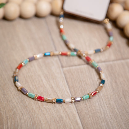 Good Vibes Only Beaded Necklace