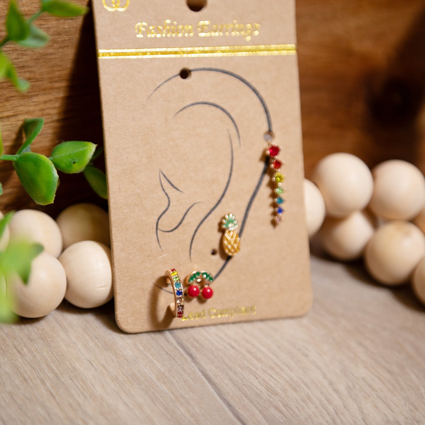 Fruit Punch Rainbow Earring Set