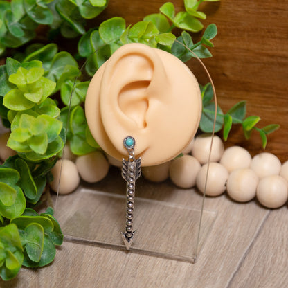 Wild Heart Arrow Drop Earrings