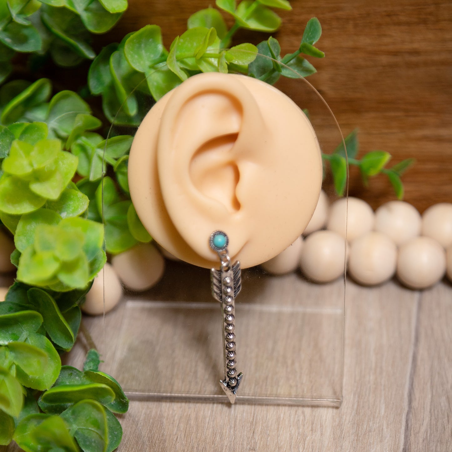 Wild Heart Arrow Drop Earrings