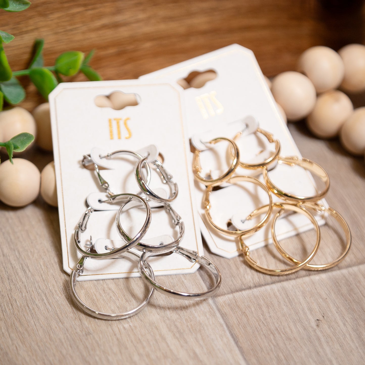 Essential Everyday Hoop Earring Set | Gold & Silver Hoop Trio