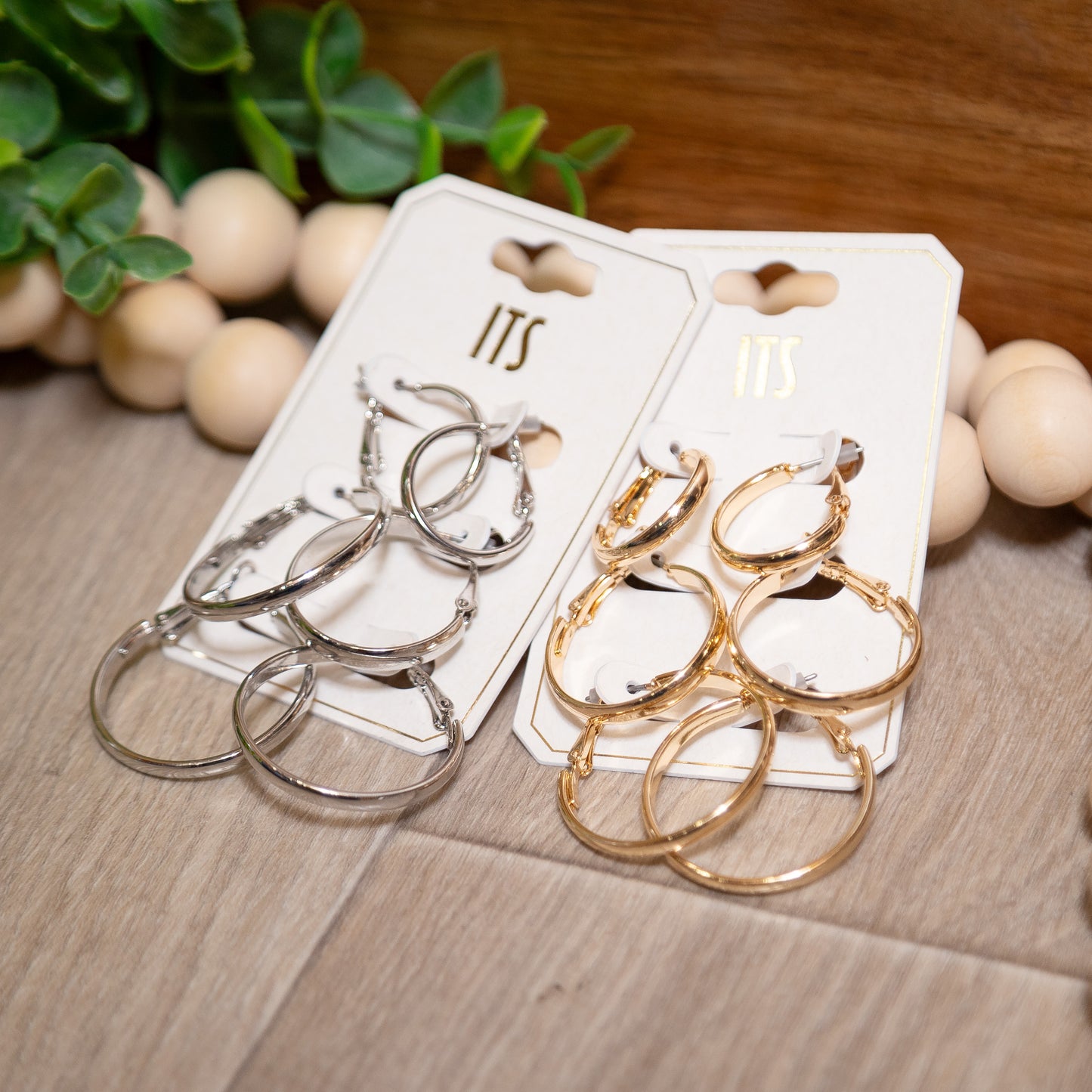 Essential Everyday Hoop Earring Set | Gold & Silver Hoop Trio