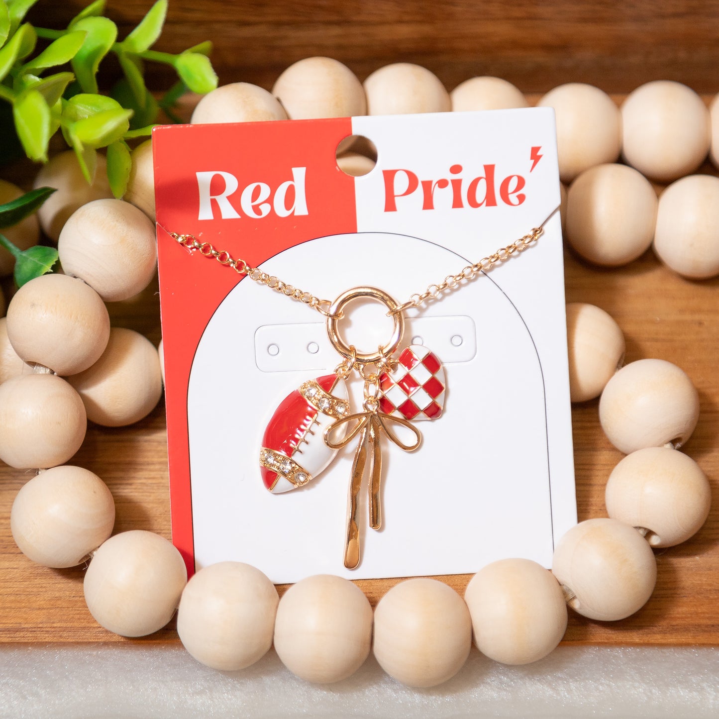 Friday Night Lights Charm Necklace