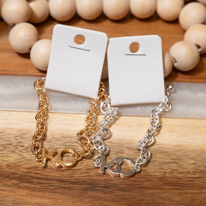 KC Bold Chain Bracelet (Gold or Silver)