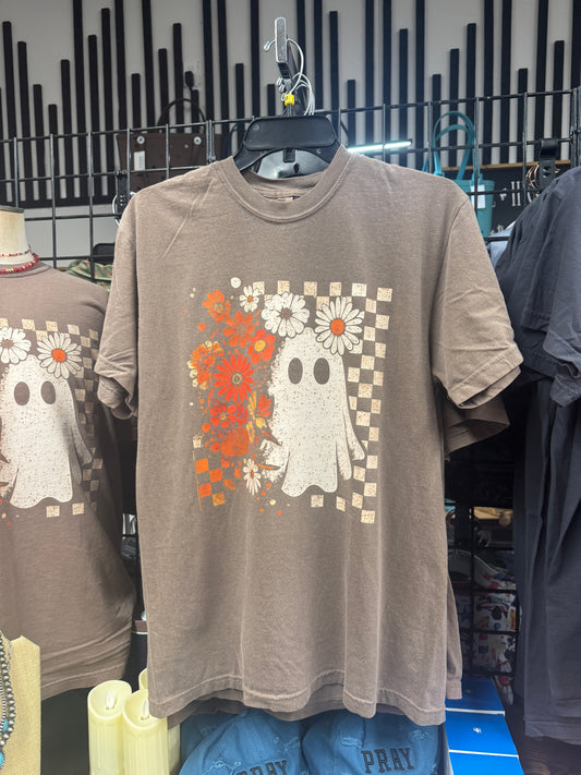 Floral Spooky Season Tee | Comfort Colors Halloween Shirt