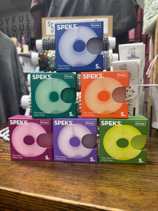Specks Memory Gel Stress Loop | Stretchy Sensory Fidget Toy