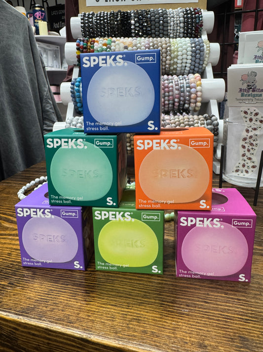 Specks Gump Memory Gel Stress Ball | Squishy Sensory Fidget Toy