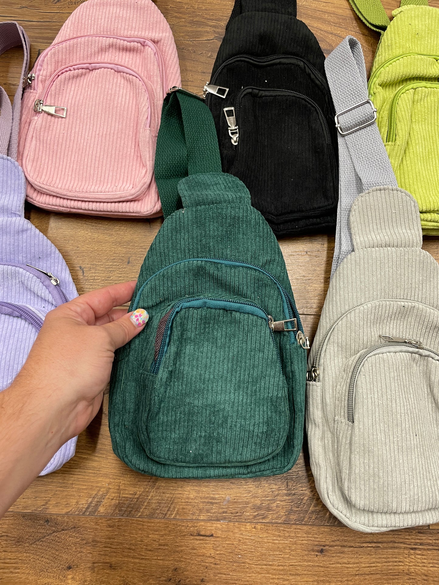 Corduroy  Sling Bags