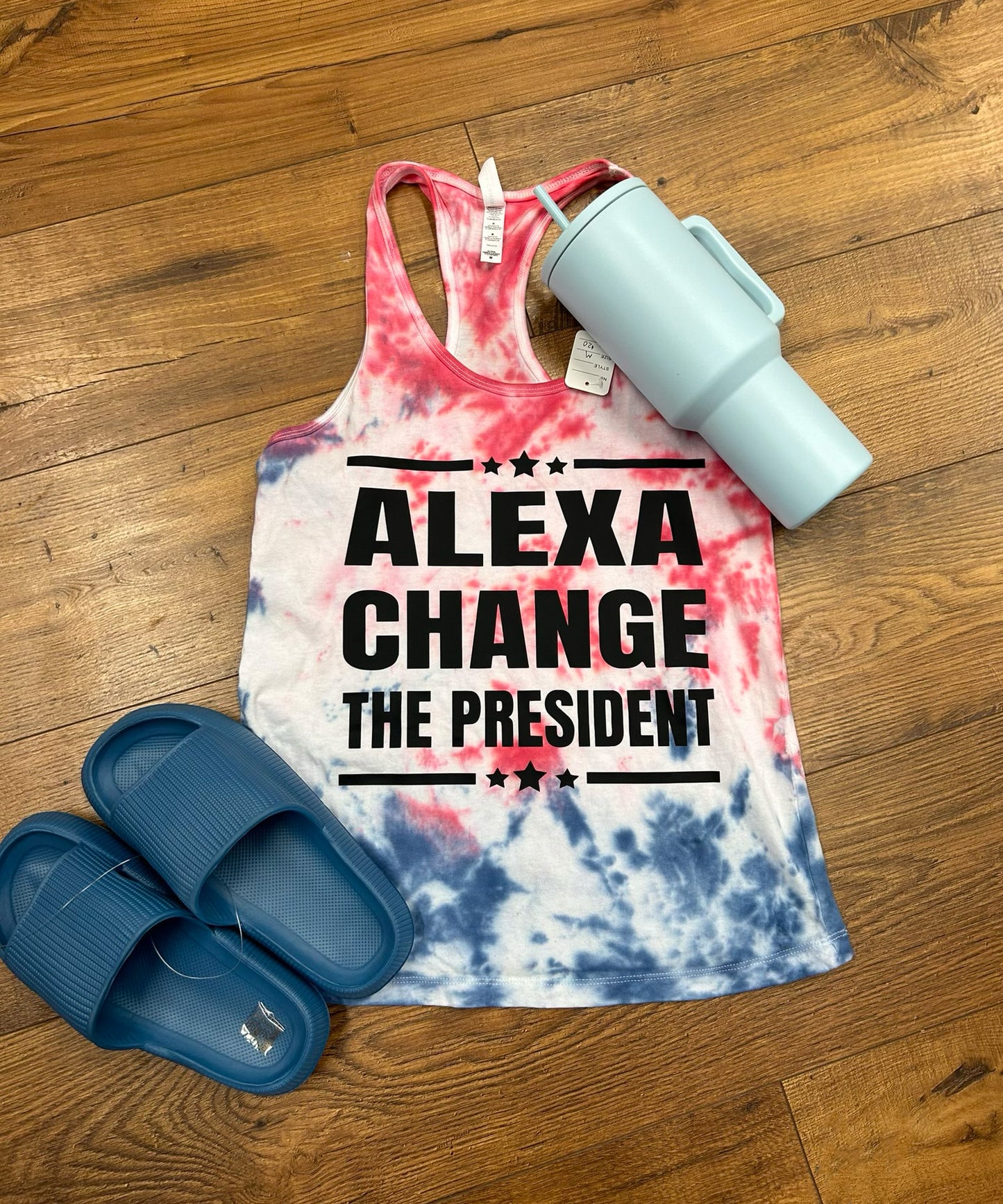 Alexa Change the President Tank Top Small