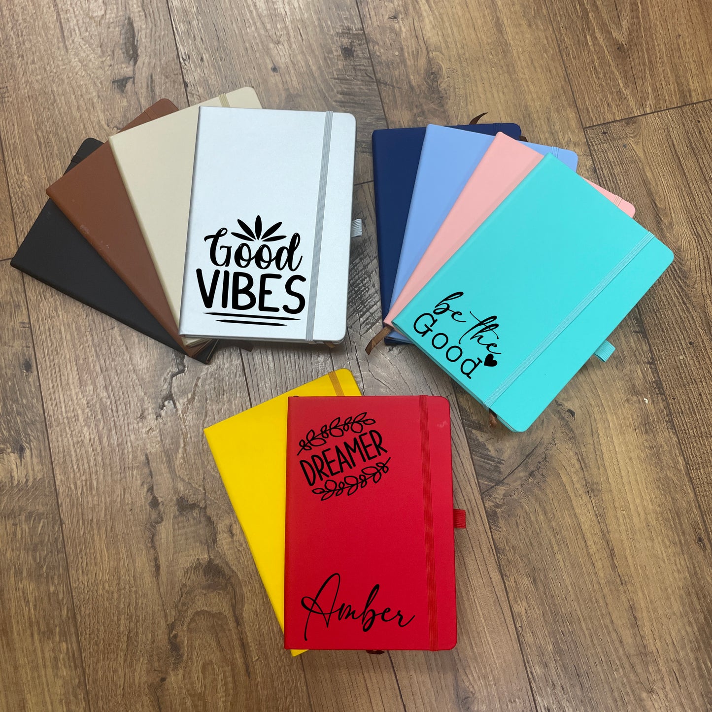 Super soft Faux Leather Covered Notebooks