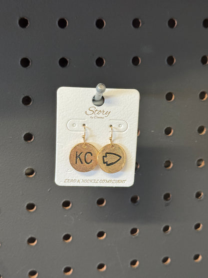 Rally Ready Hoop Earrings | Hypoallergenic Game-Day Statement Jewelry