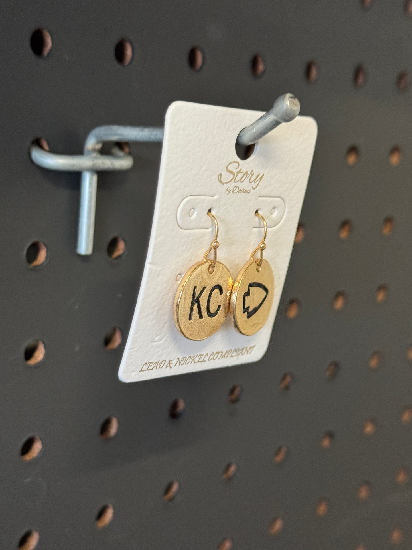 Rally Ready Hoop Earrings | Hypoallergenic Game-Day Statement Jewelry