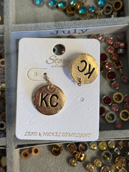 Rally Ready Hoop Earrings | Hypoallergenic Game-Day Statement Jewelry